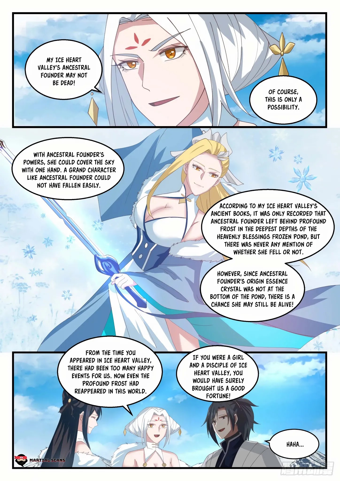 Martial Peak - Chapter 1411: Profound Frost Divine Sword