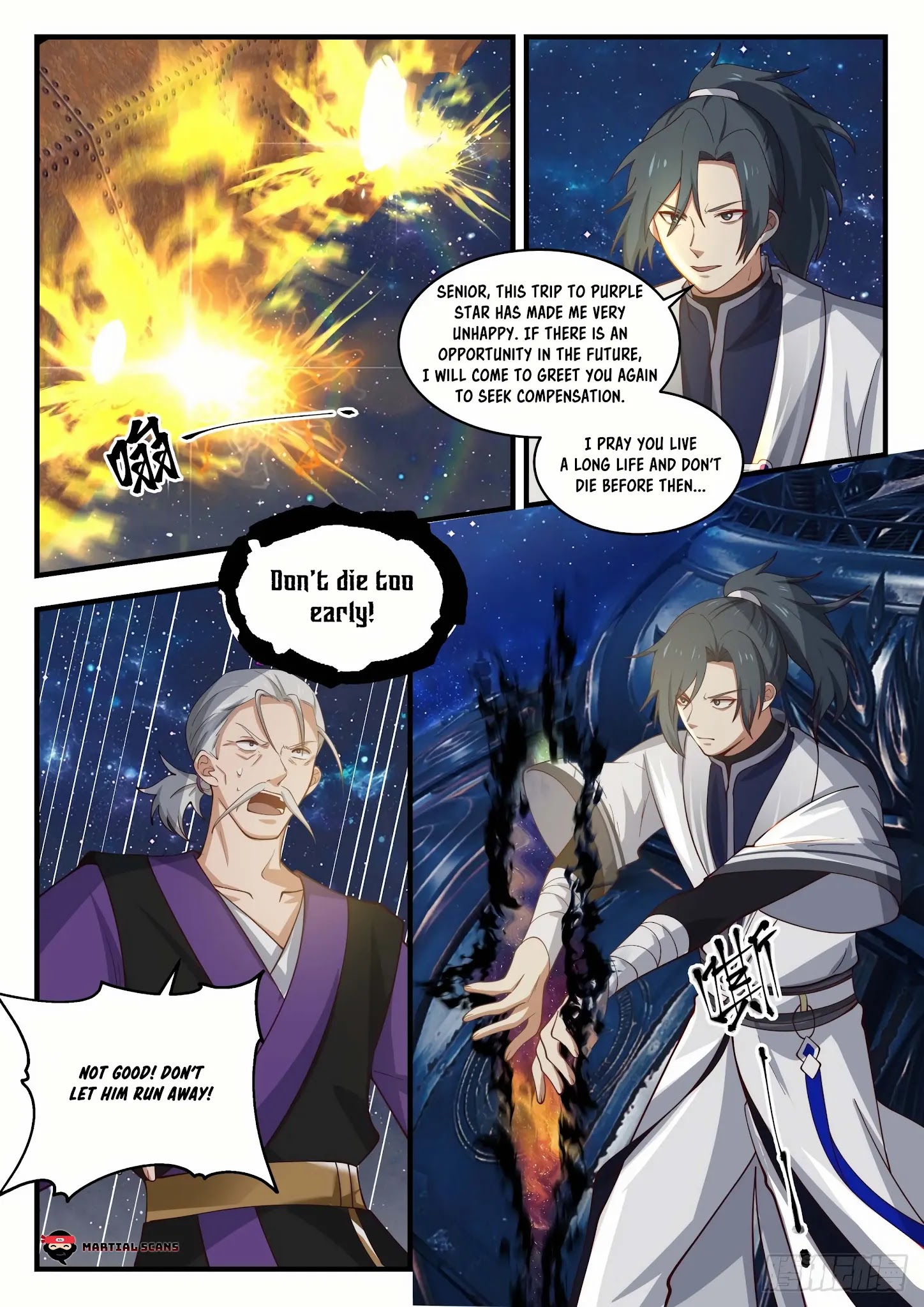 Martial Peak - Chapter 1523: Escape Into The Void