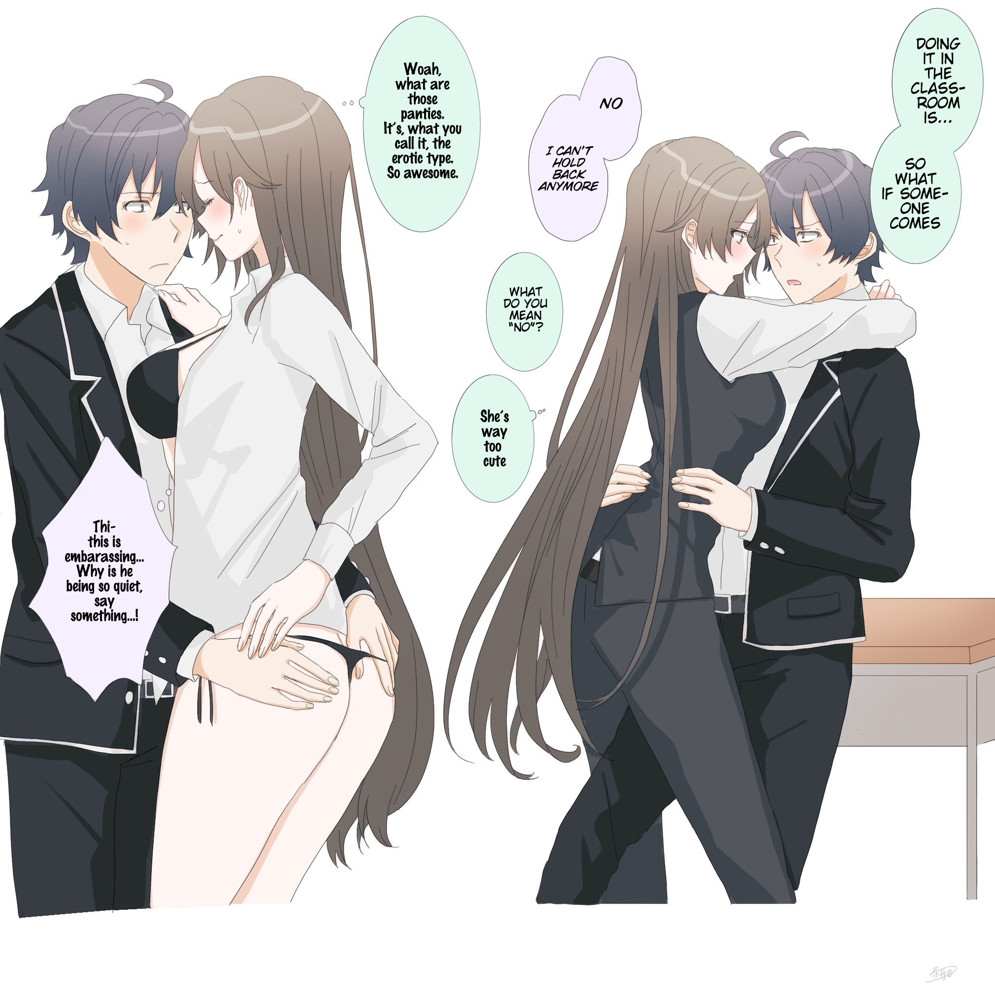 Hiratsu Cute, Shizu Cute! - Chapter 41: At School