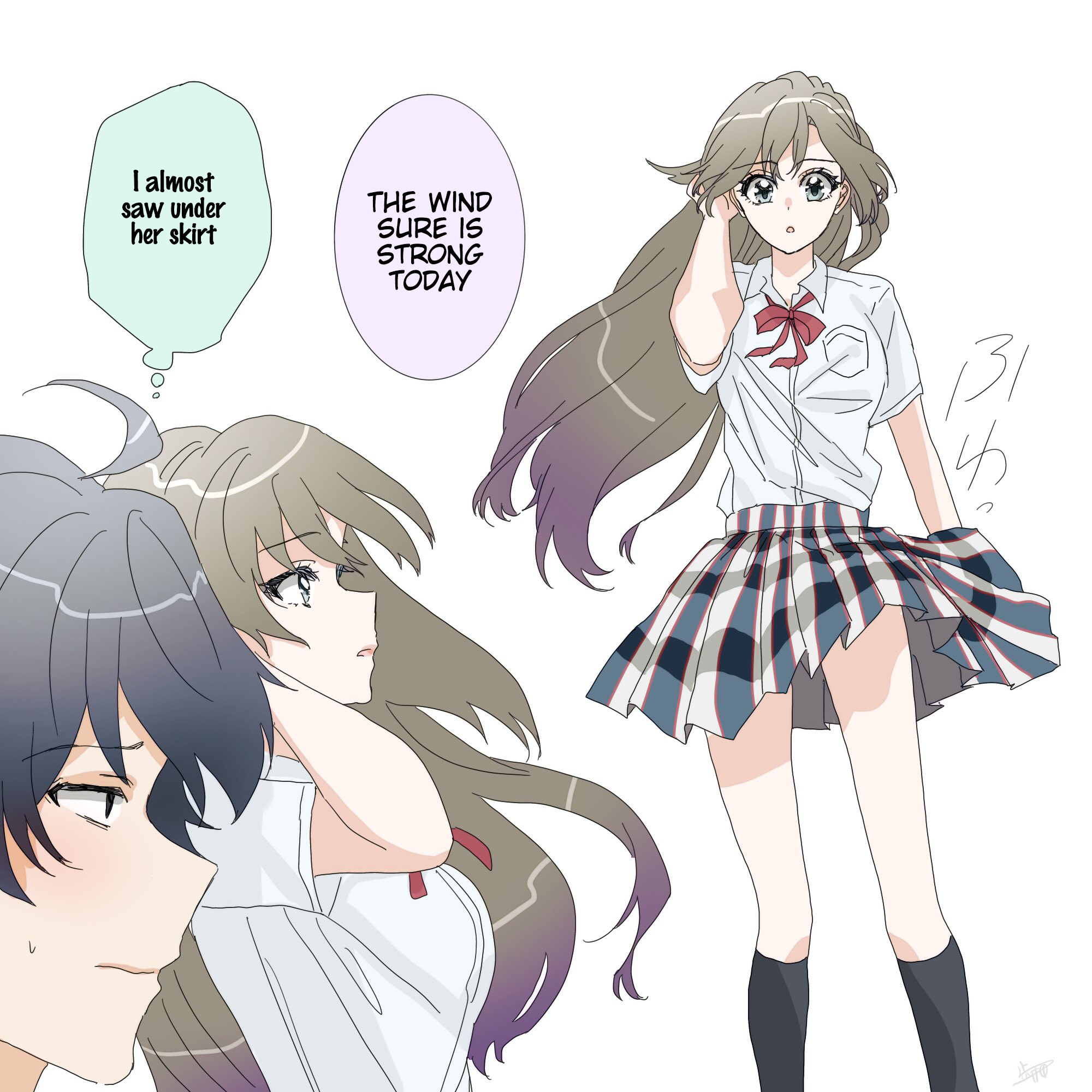 Hiratsu Cute, Shizu Cute! - Chapter 37: Under The Skirt Of Highschool Shizuka-Chan