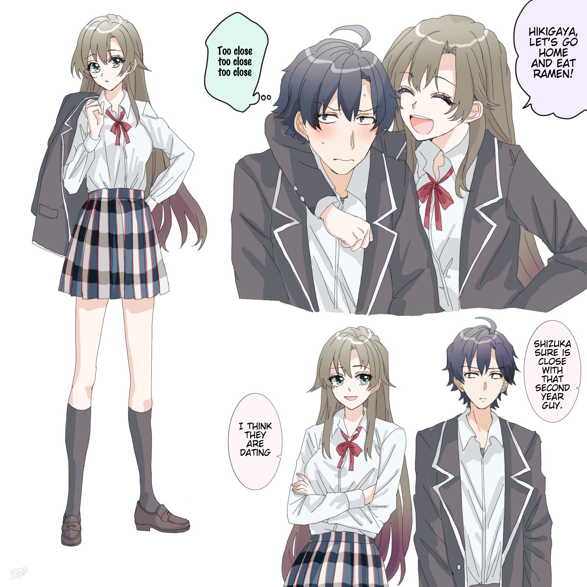 Hiratsu Cute, Shizu Cute! - Chapter 36: Highschool Shizuka-Chan