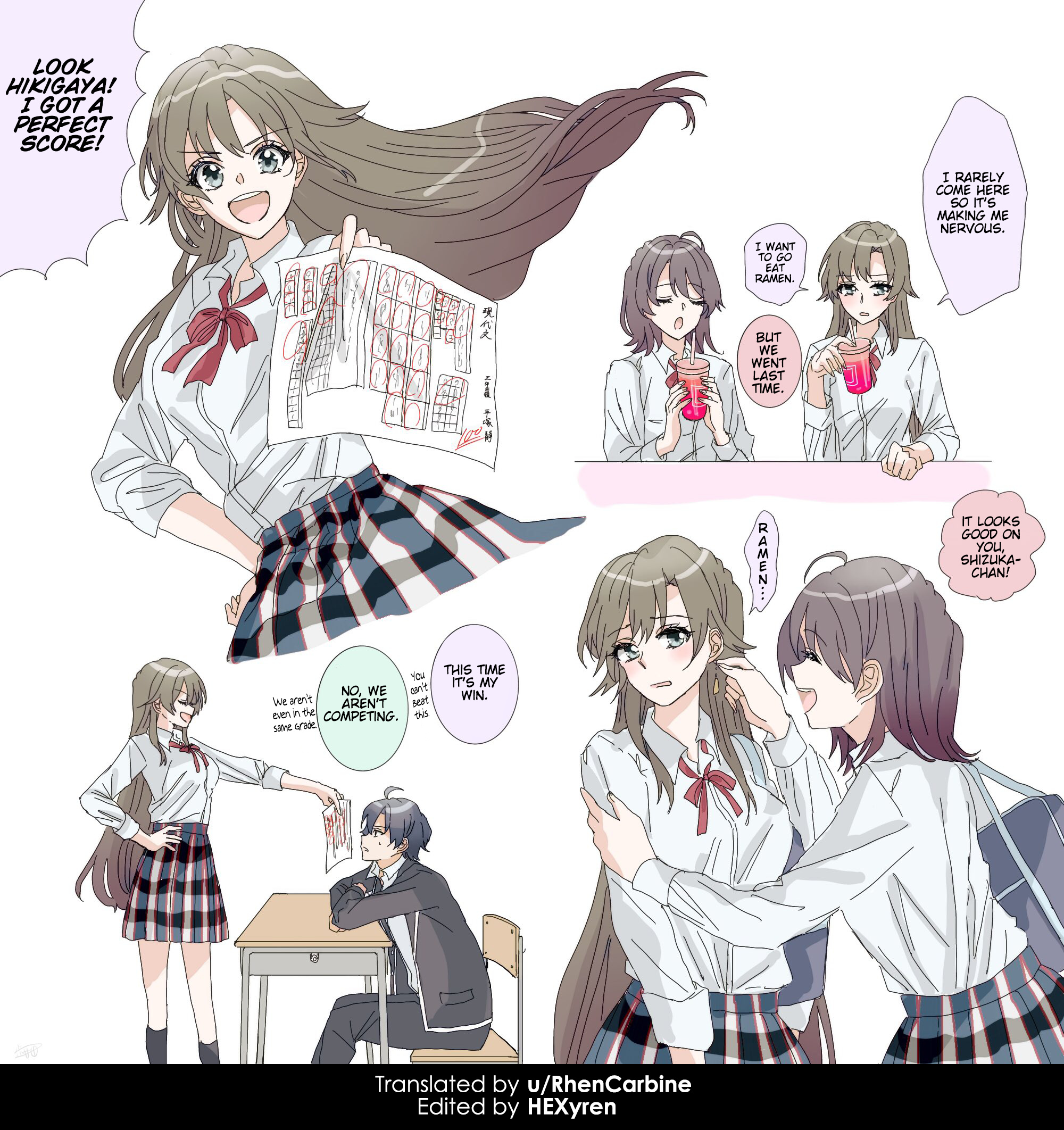 Hiratsu Cute, Shizu Cute! - Chapter 36: Highschool Shizuka-Chan