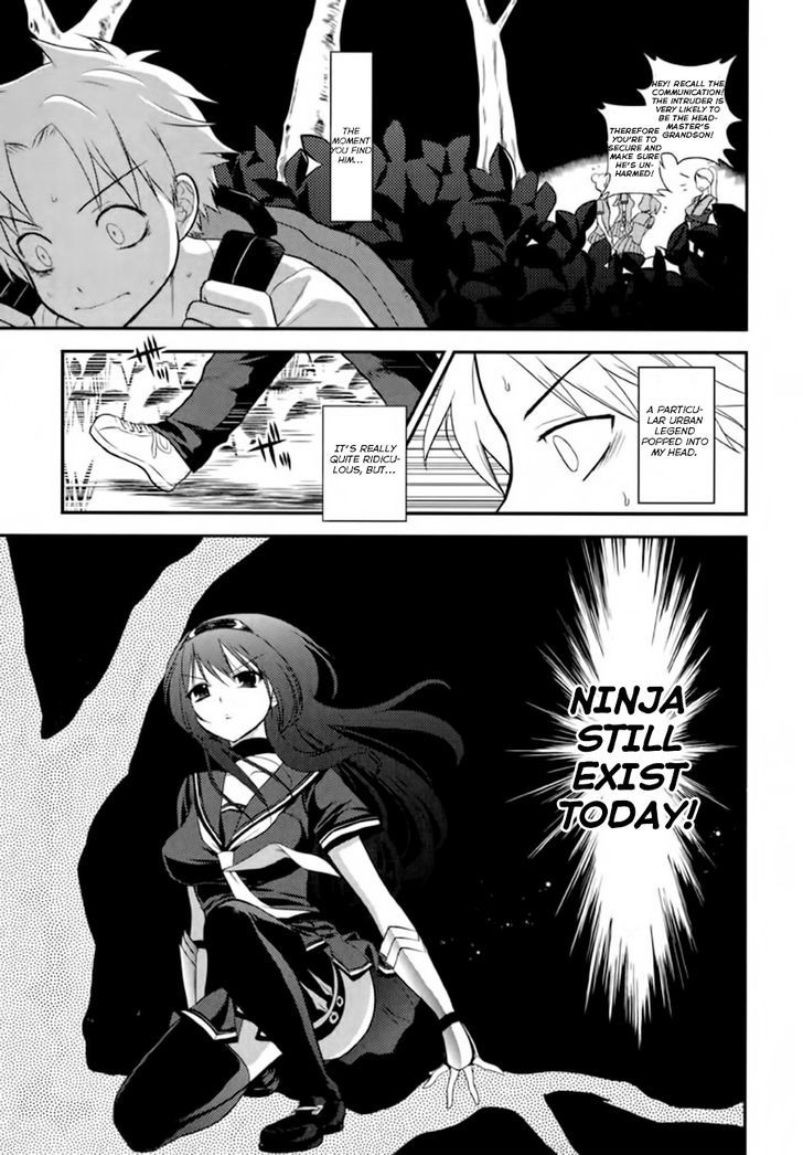 Kunoichi Gakuen Ninpouchou - Yogakure - Vol.1 Chapter 1 : Rakuou Academy