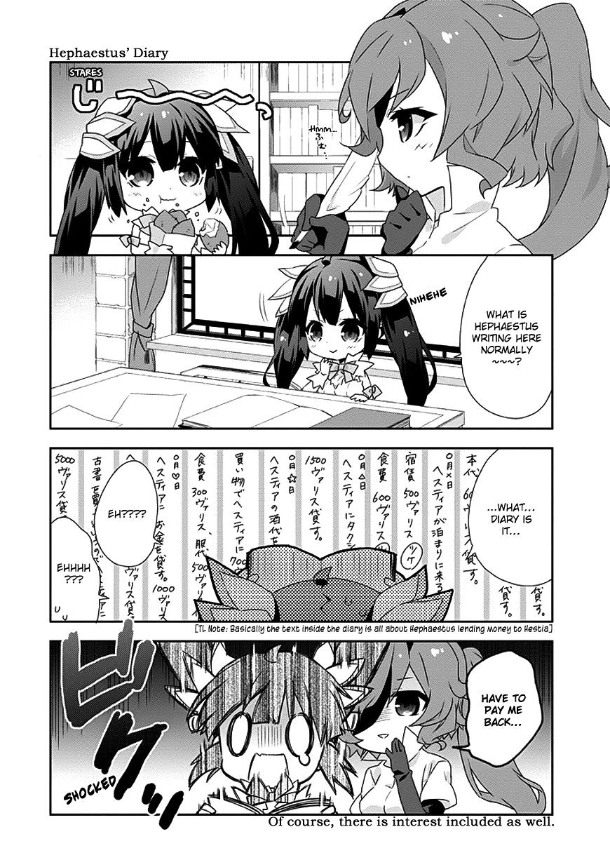 Dungeon Ni Deai O Motomeru No Wa Machigatte Iru Darou Ka 4-Koma - Kami-Sama No Nichijou - Chapter 5