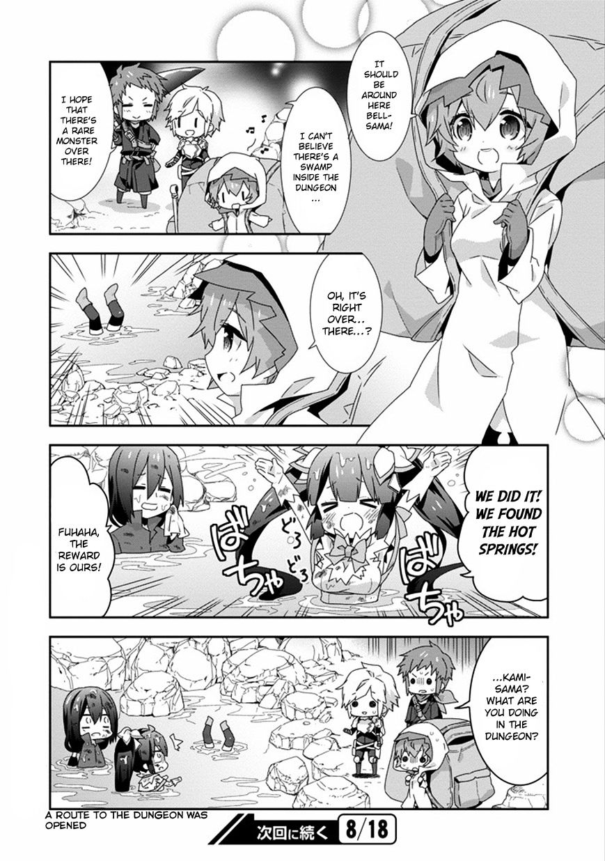 Dungeon Ni Deai O Motomeru No Wa Machigatte Iru Darou Ka 4-Koma - Kami-Sama No Nichijou - Chapter 19