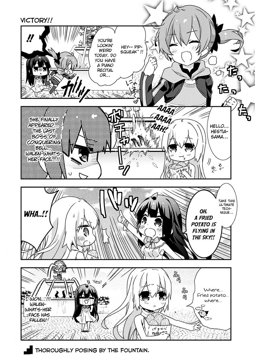 Dungeon Ni Deai O Motomeru No Wa Machigatte Iru Darou Ka 4-Koma - Kami-Sama No Nichijou - Chapter 14