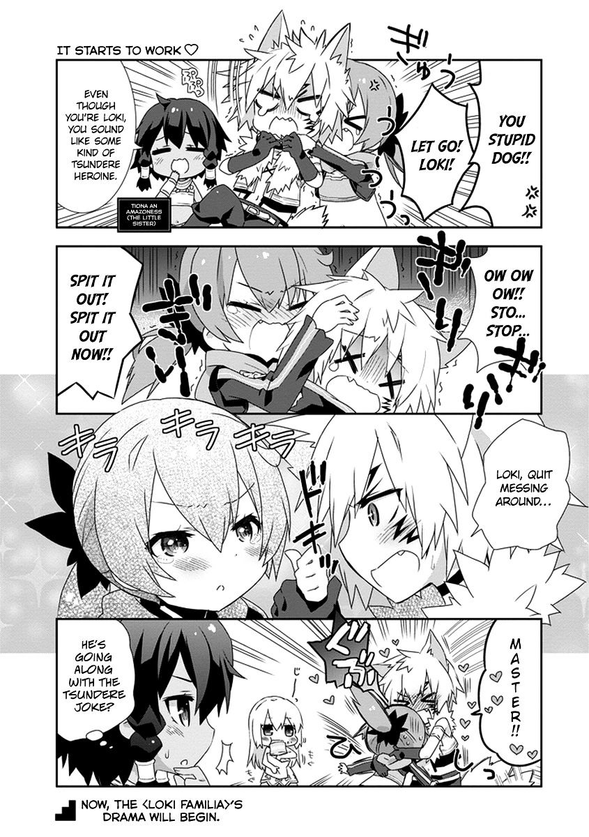 Dungeon Ni Deai O Motomeru No Wa Machigatte Iru Darou Ka 4-Koma - Kami-Sama No Nichijou - Chapter 10.1