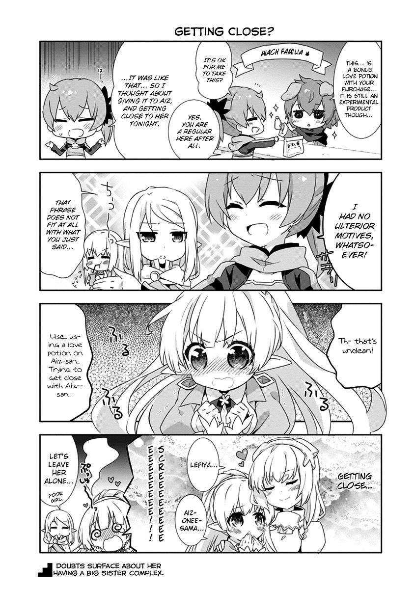 Dungeon Ni Deai O Motomeru No Wa Machigatte Iru Darou Ka 4-Koma - Kami-Sama No Nichijou - Chapter 10.1