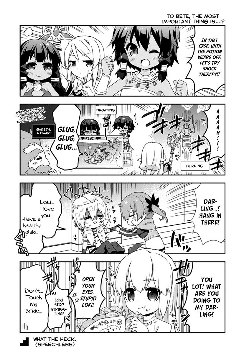 Dungeon Ni Deai O Motomeru No Wa Machigatte Iru Darou Ka 4-Koma - Kami-Sama No Nichijou - Chapter 10.1