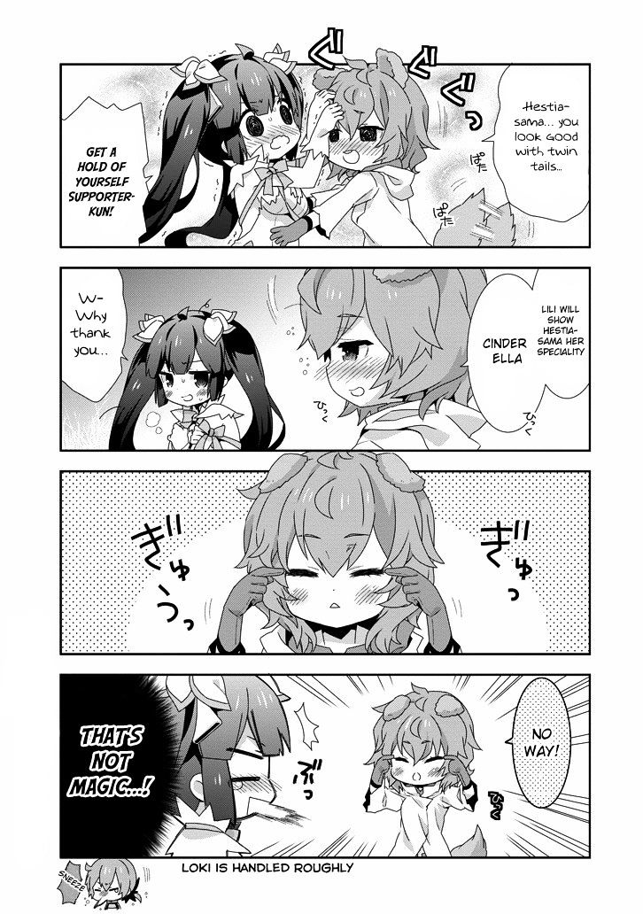 Dungeon Ni Deai O Motomeru No Wa Machigatte Iru Darou Ka 4-Koma - Kami-Sama No Nichijou - Chapter 17