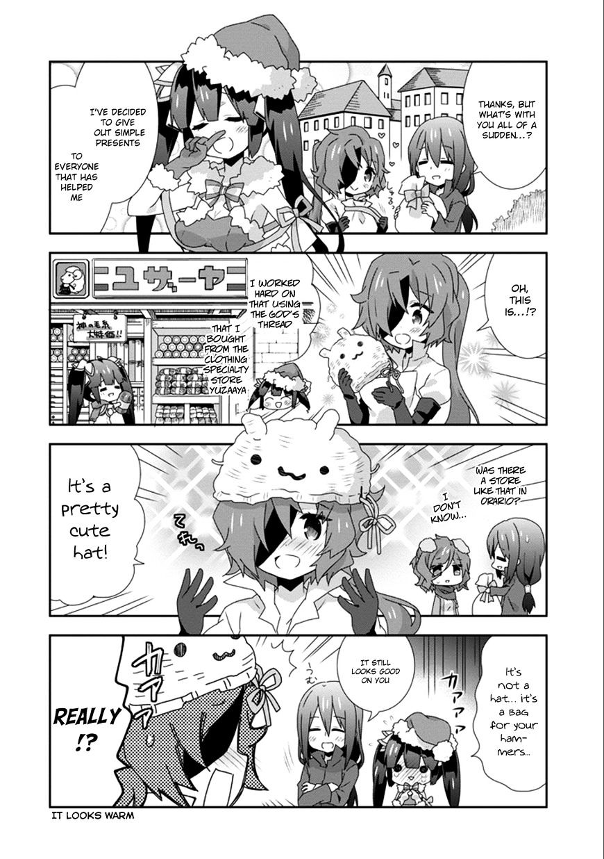 Dungeon Ni Deai O Motomeru No Wa Machigatte Iru Darou Ka 4-Koma - Kami-Sama No Nichijou - Chapter 24