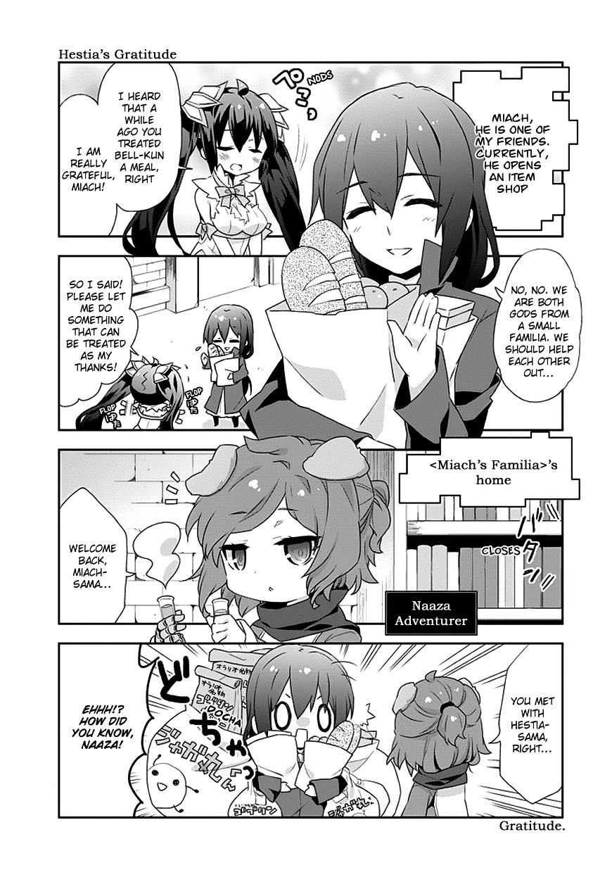 Dungeon Ni Deai O Motomeru No Wa Machigatte Iru Darou Ka 4-Koma - Kami-Sama No Nichijou - Chapter 4 : Dungeon Ni Deai O Motomeru No Wa Machigatte Iru Darou Ka 4-Koma - Kami-Sama No Nichijou Chapter 4