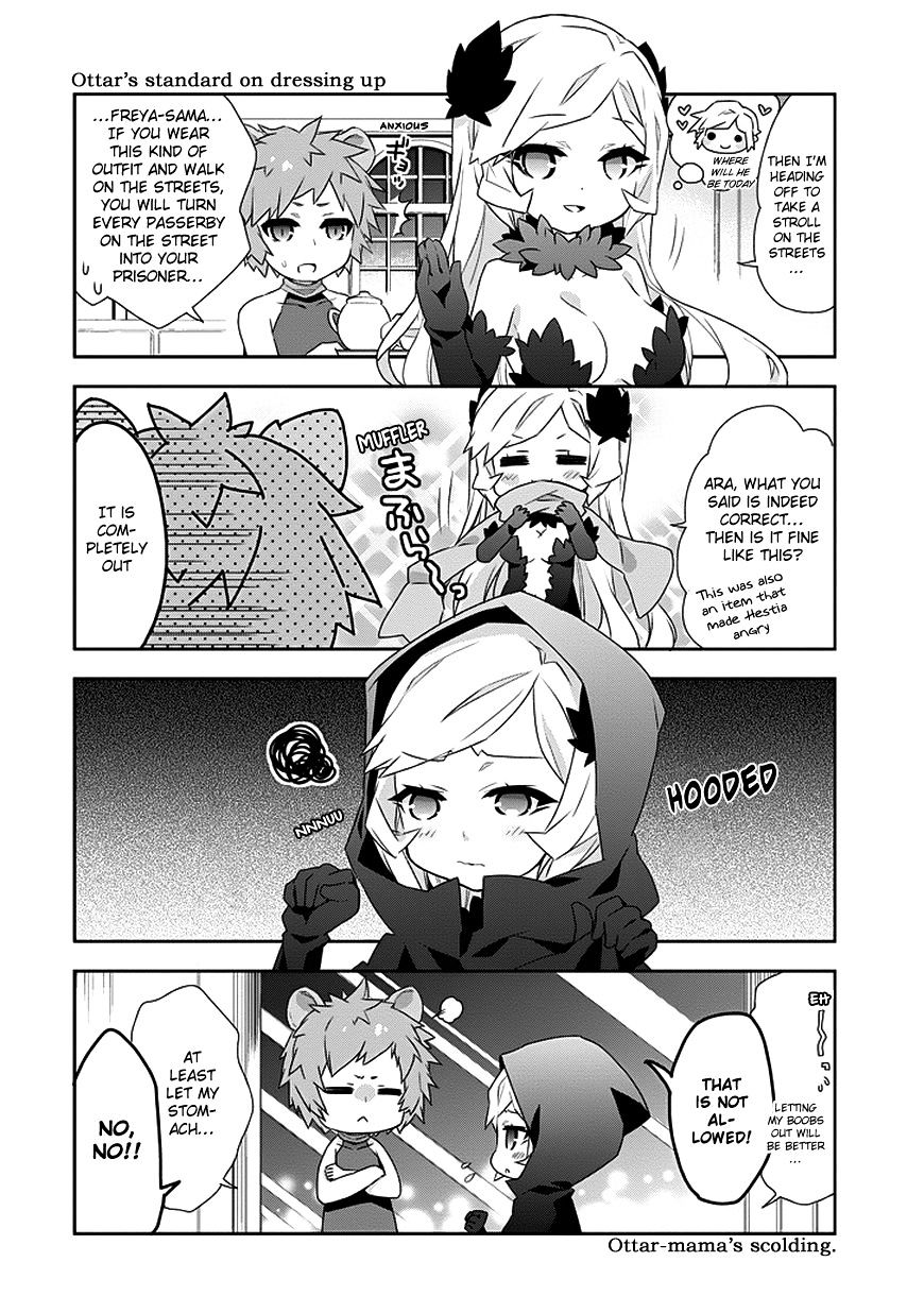 Dungeon Ni Deai O Motomeru No Wa Machigatte Iru Darou Ka 4-Koma - Kami-Sama No Nichijou - Chapter 4 : Dungeon Ni Deai O Motomeru No Wa Machigatte Iru Darou Ka 4-Koma - Kami-Sama No Nichijou Chapter 4