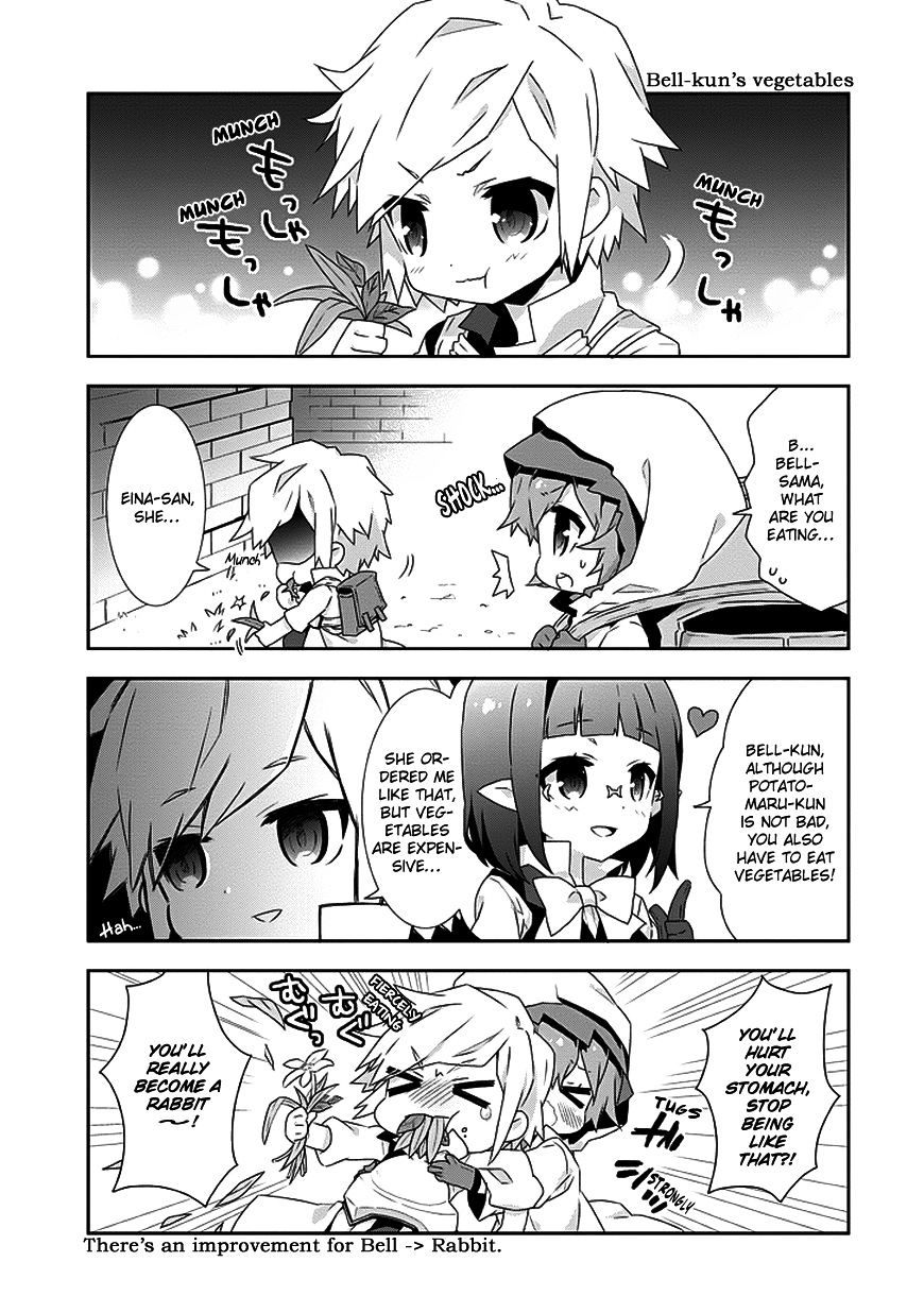 Dungeon Ni Deai O Motomeru No Wa Machigatte Iru Darou Ka 4-Koma - Kami-Sama No Nichijou - Chapter 7