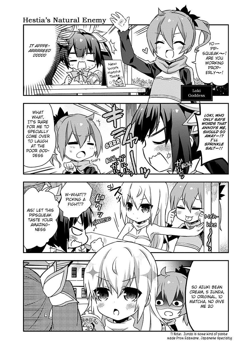 Dungeon Ni Deai O Motomeru No Wa Machigatte Iru Darou Ka 4-Koma - Kami-Sama No Nichijou - Chapter 2