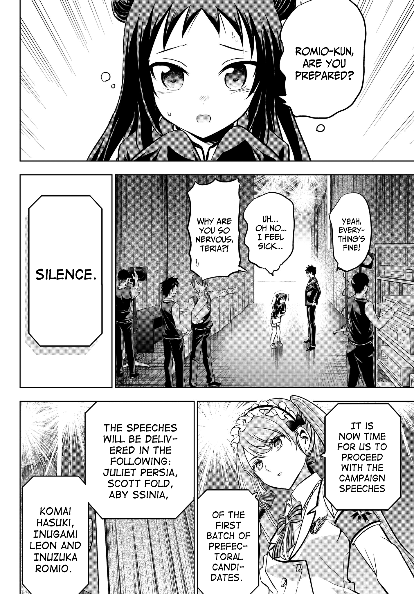 Kishuku Gakkou No Juliet - Vol.12 Chapter 80: Romio And The Student Election Assembly (Part I)