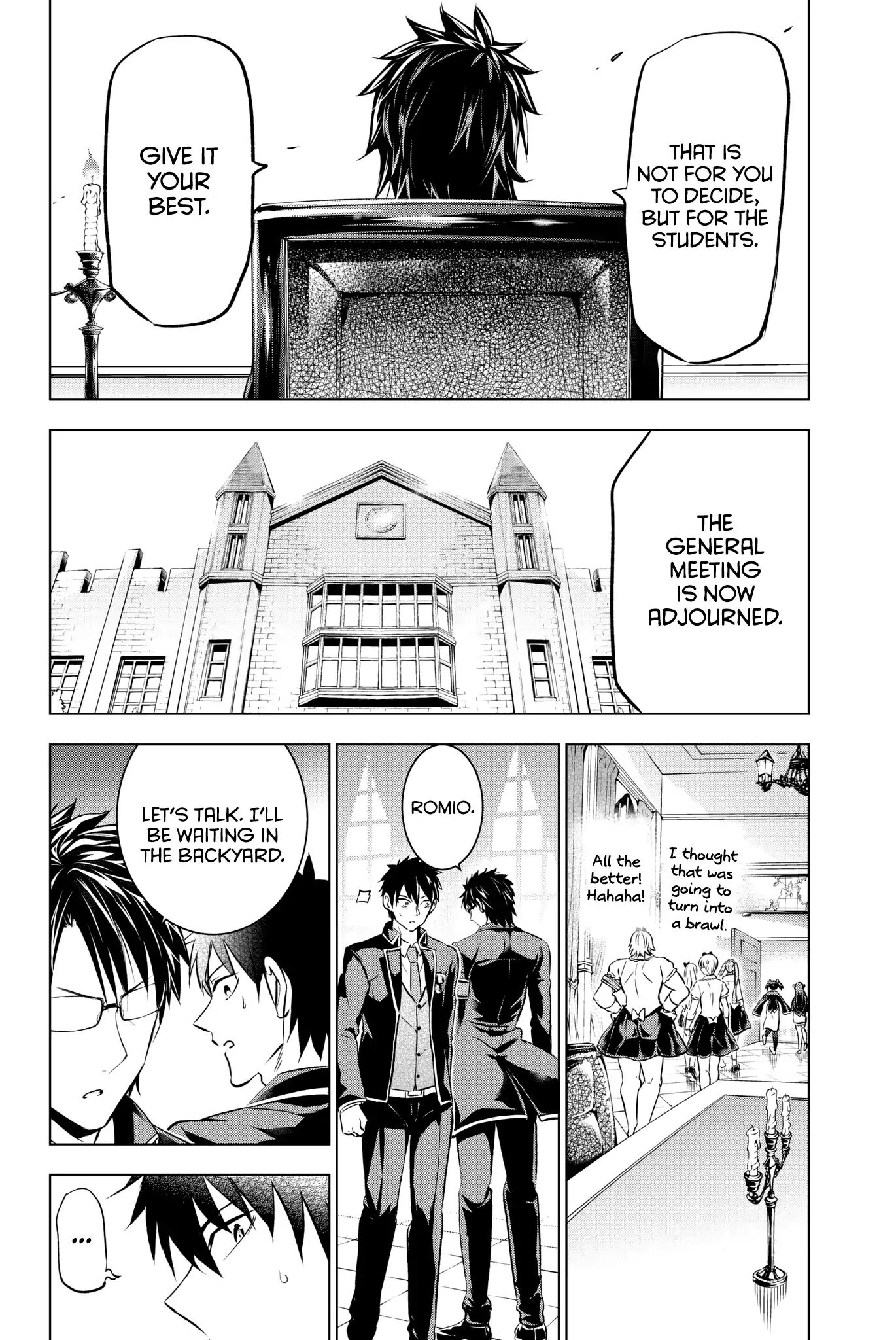 Kishuku Gakkou No Juliet - Vol.10 Chapter 62: Romio And The Prefect General Meeting