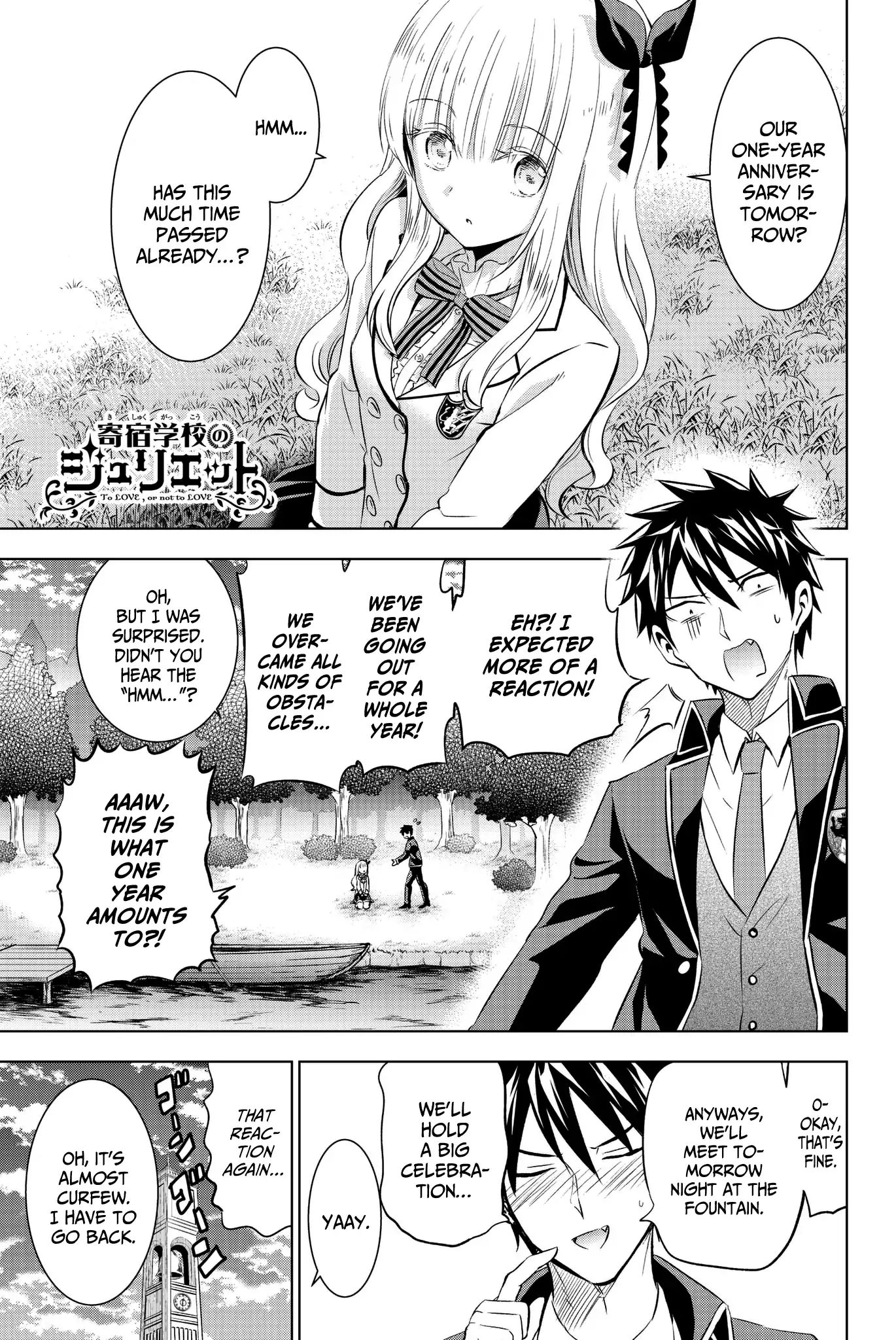 Kishuku Gakkou No Juliet - Vol.11 Chapter 75: Romio And Amnesia (Part I)