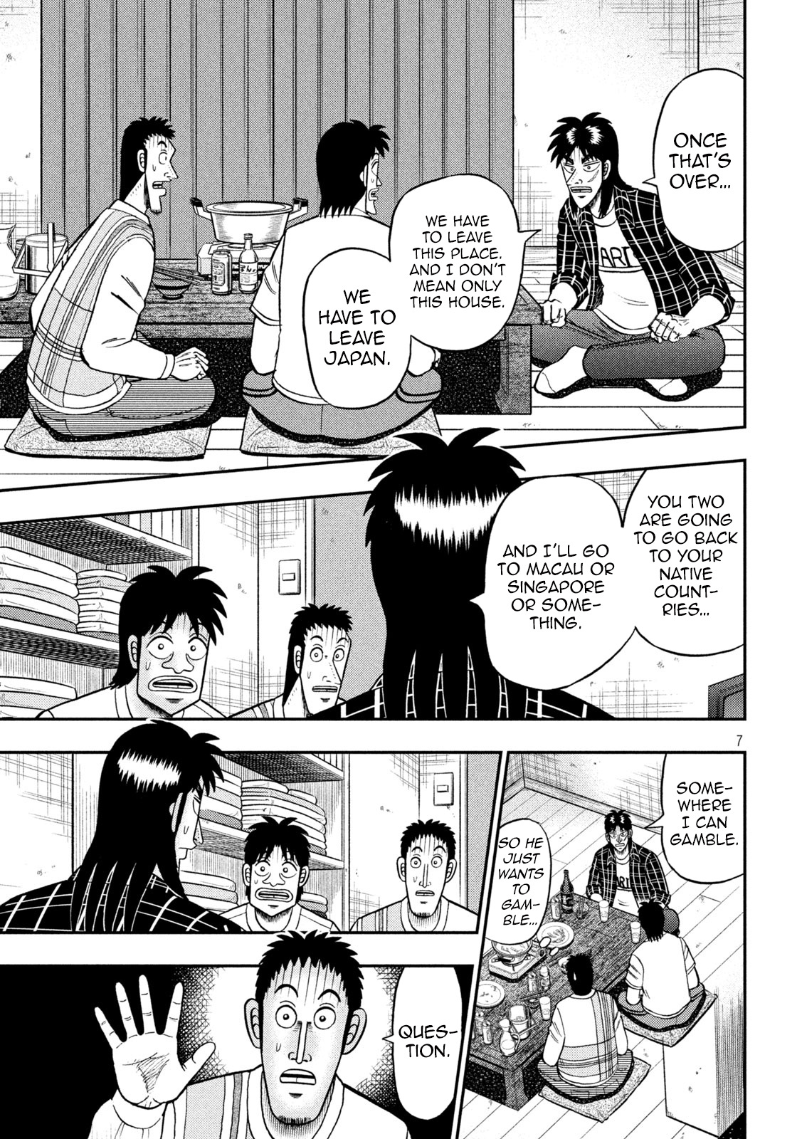 Tobaku Datenroku Kaiji - One Poker Hen - Chapter 440: Going Dark