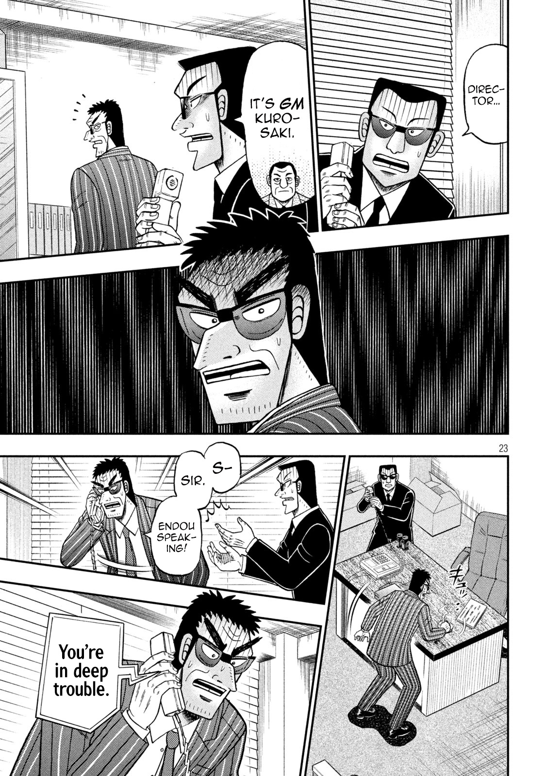 Tobaku Datenroku Kaiji - One Poker Hen - Chapter 440: Going Dark