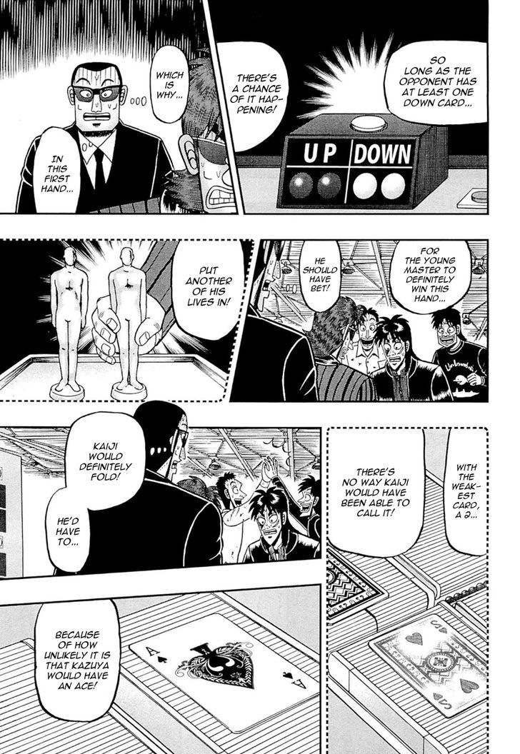 Tobaku Datenroku Kaiji - One Poker Hen - Chapter 110 : Doubt