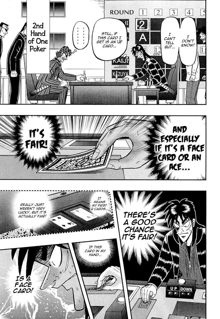 Tobaku Datenroku Kaiji - One Poker Hen - Chapter 110 : Doubt