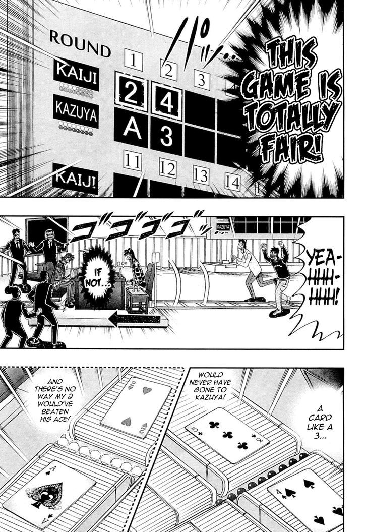 Tobaku Datenroku Kaiji - One Poker Hen - Chapter 110 : Doubt