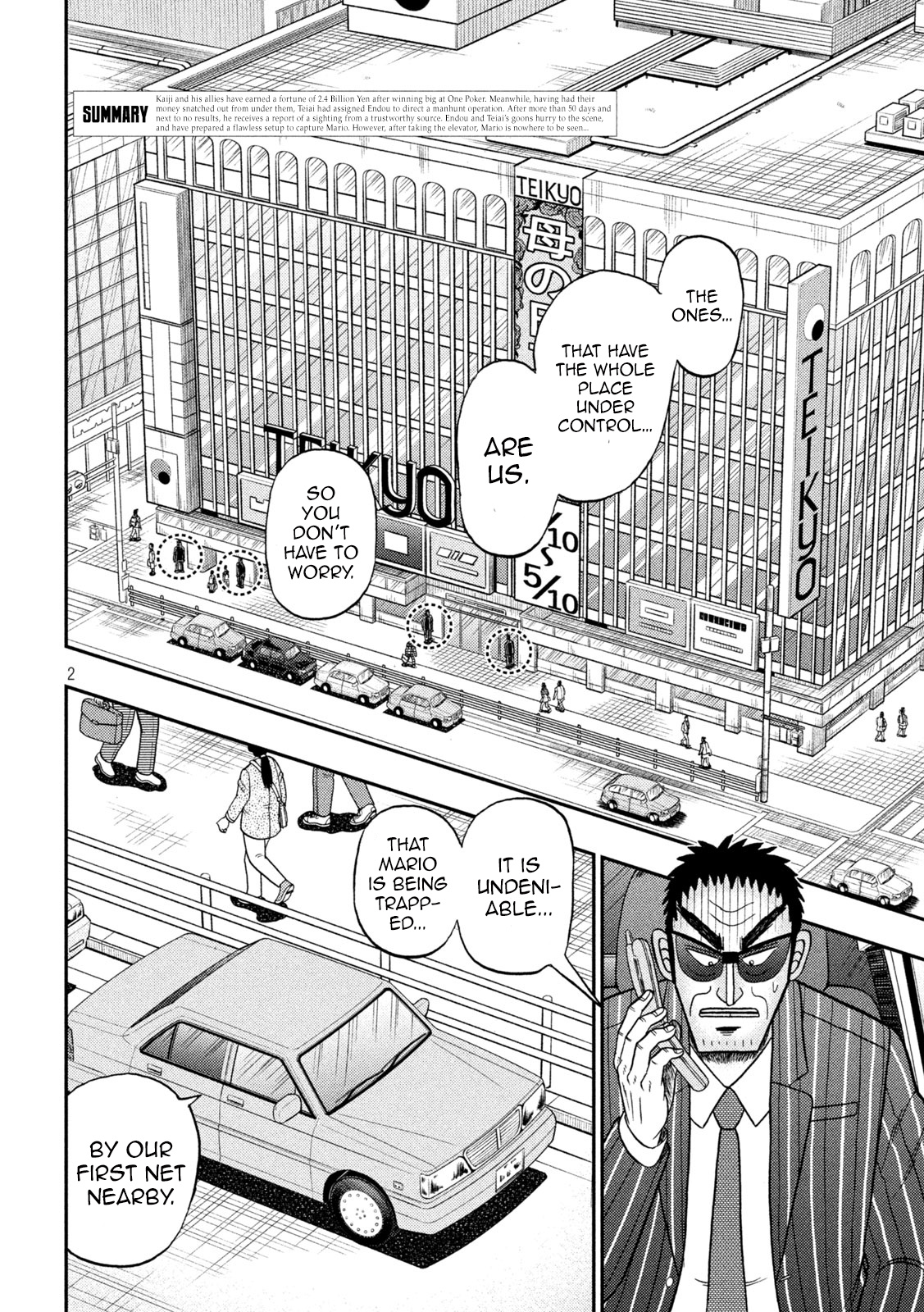 Tobaku Datenroku Kaiji - One Poker Hen - Chapter 407: Reporting To Superior