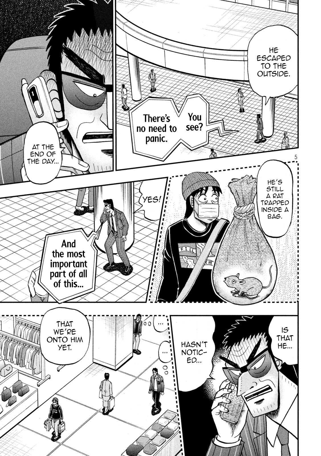 Tobaku Datenroku Kaiji - One Poker Hen - Chapter 407: Reporting To Superior