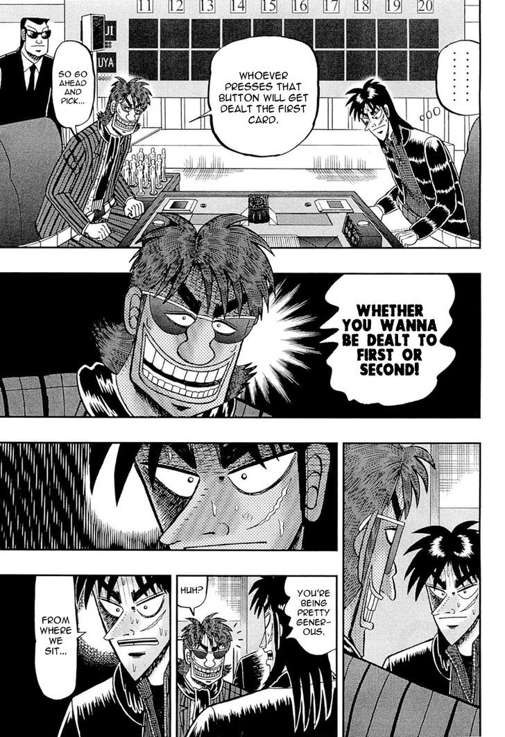 Tobaku Datenroku Kaiji - One Poker Hen - Chapter 106 : Seating