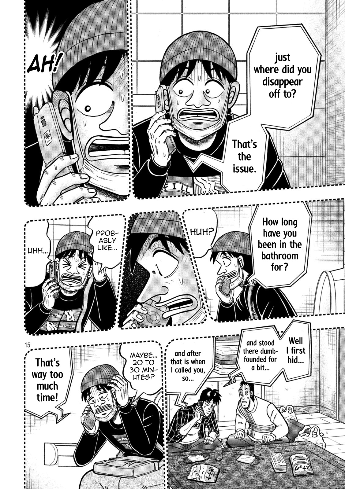 Tobaku Datenroku Kaiji - One Poker Hen - Chapter 412: Day Drinking