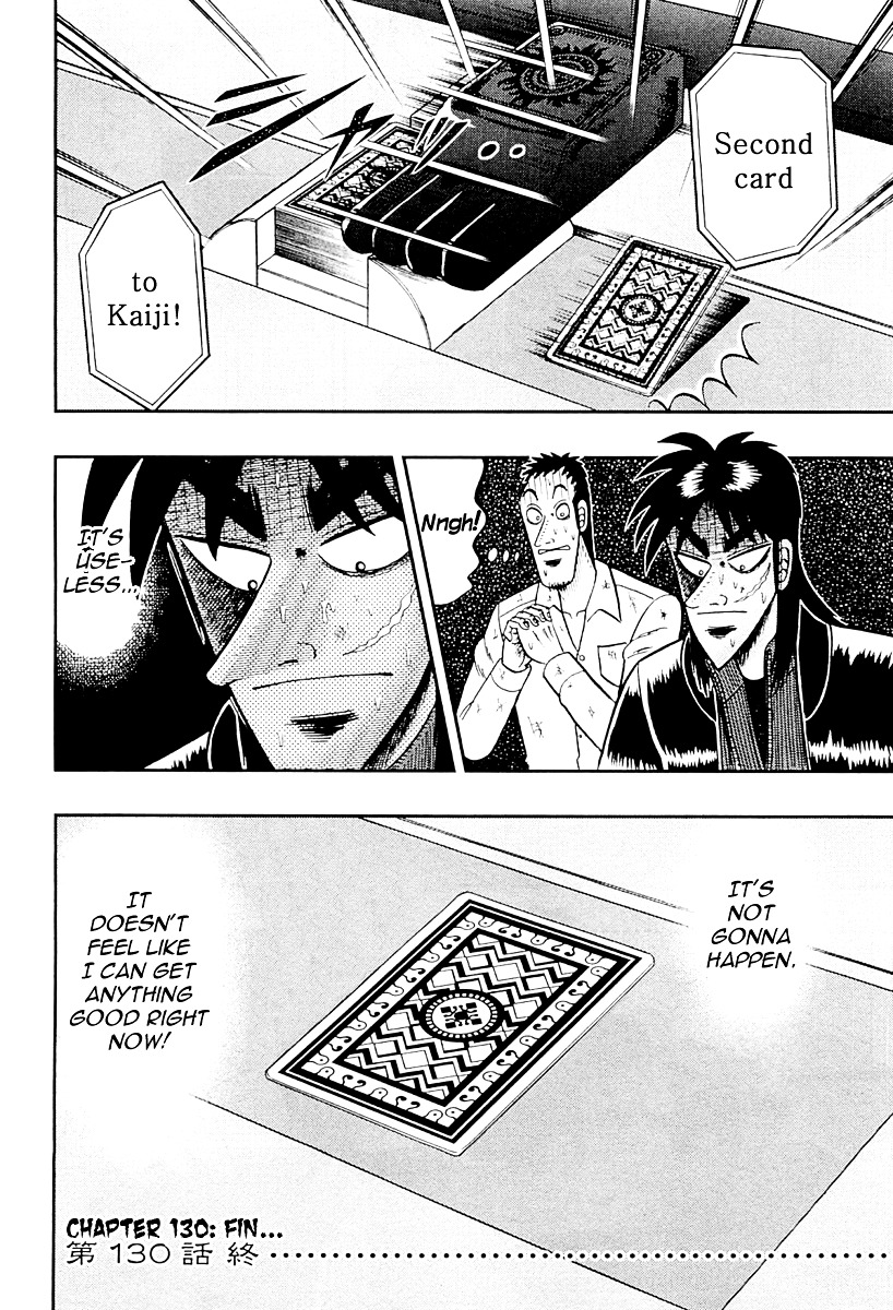 Tobaku Datenroku Kaiji - One Poker Hen - Chapter 130 : Helpless