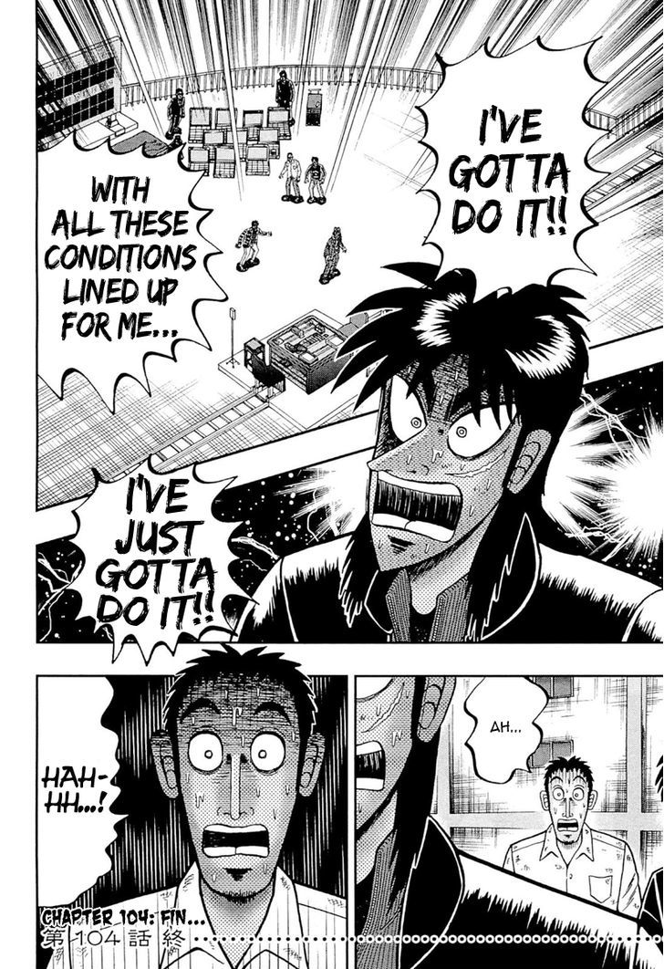 Tobaku Datenroku Kaiji - One Poker Hen - Chapter 104 : Lucky