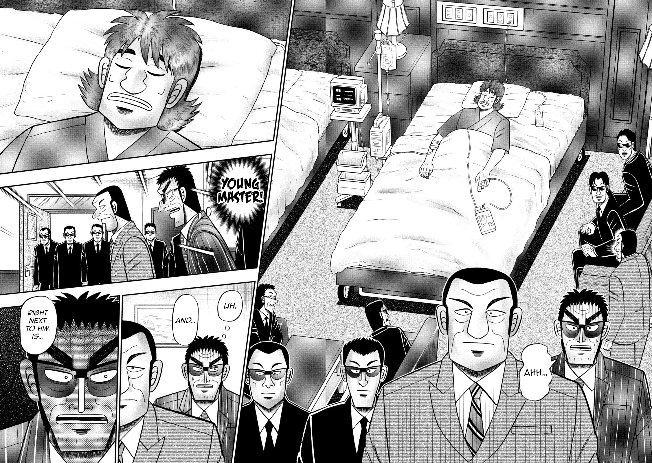 Tobaku Datenroku Kaiji - One Poker Hen - Chapter 444: Hospital Room