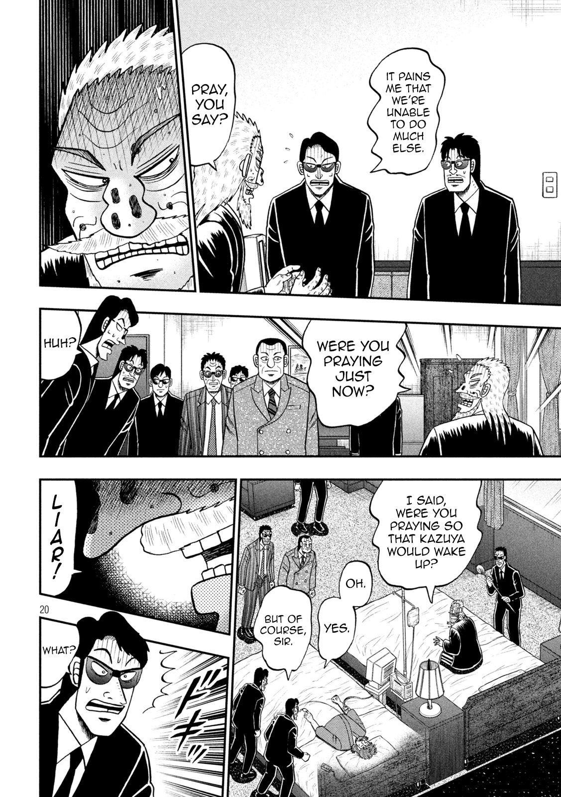 Tobaku Datenroku Kaiji - One Poker Hen - Chapter 444: Hospital Room