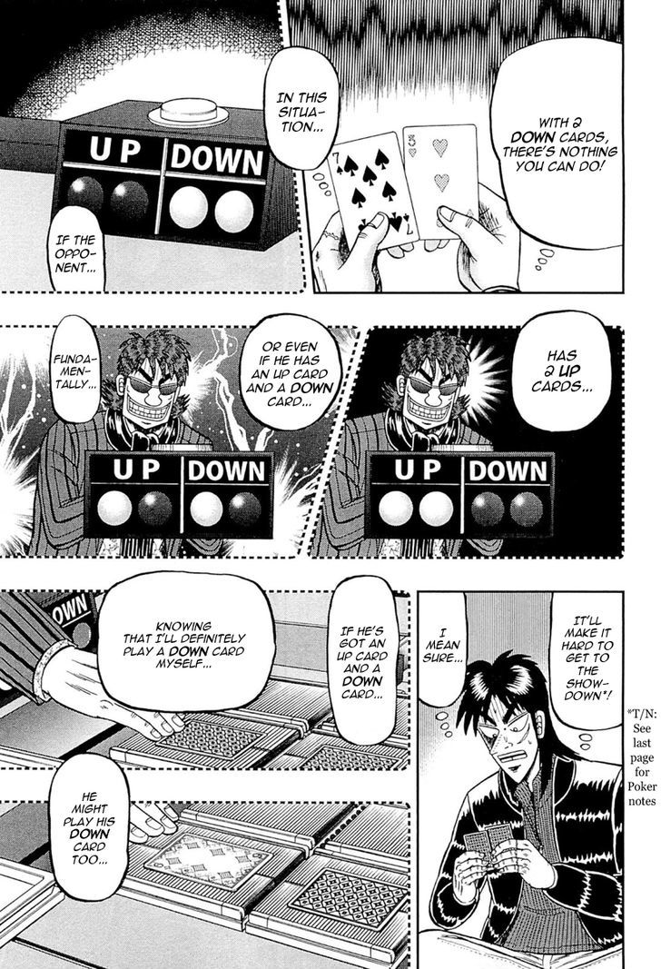 Tobaku Datenroku Kaiji - One Poker Hen - Chapter 101 : Two Cards