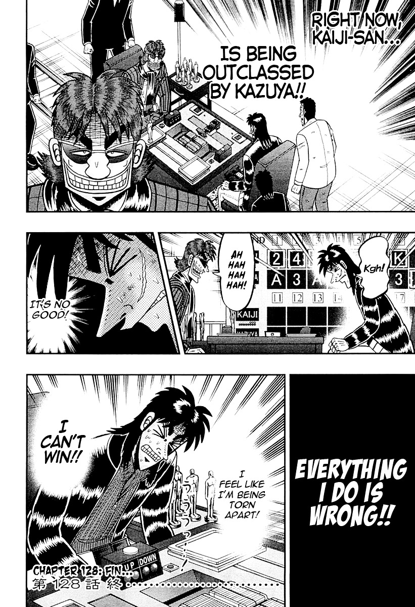 Tobaku Datenroku Kaiji - One Poker Hen - Chapter 128 : Bitterness