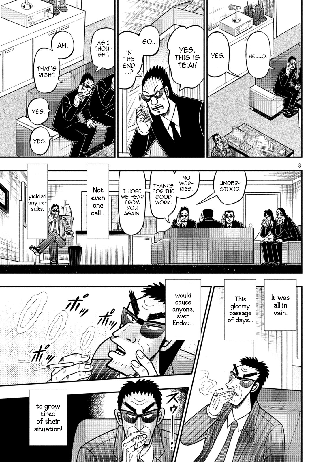 Tobaku Datenroku Kaiji - One Poker Hen - Chapter 400: Surveillance