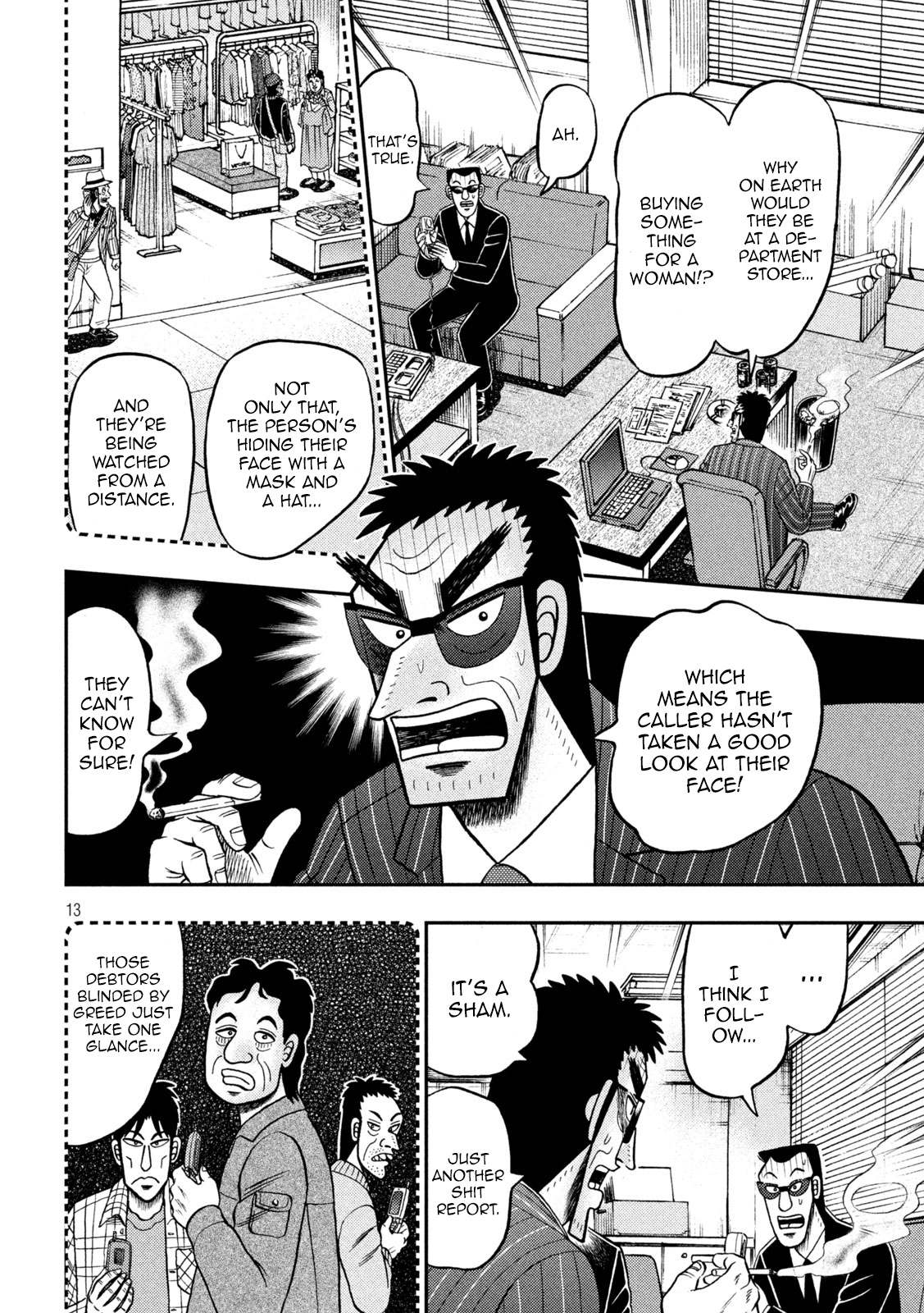 Tobaku Datenroku Kaiji - One Poker Hen - Chapter 400: Surveillance