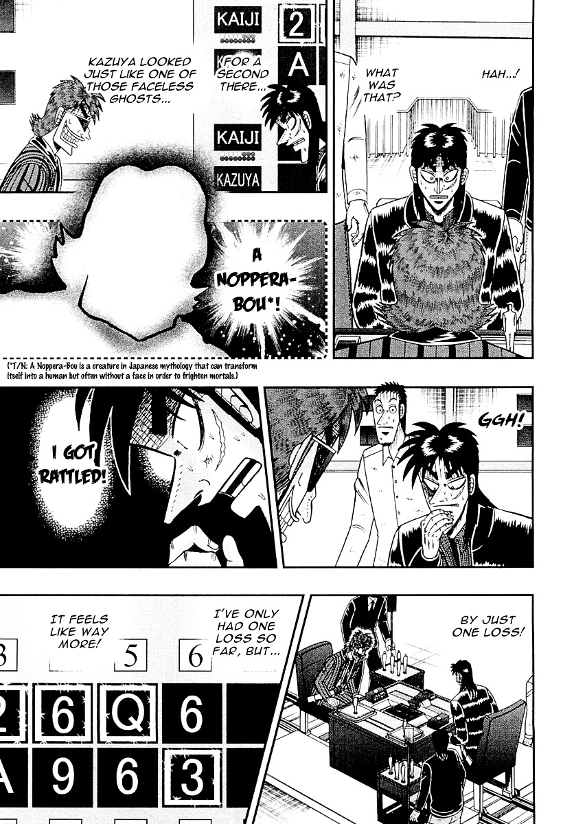 Tobaku Datenroku Kaiji - One Poker Hen - Chapter 124 : Worry