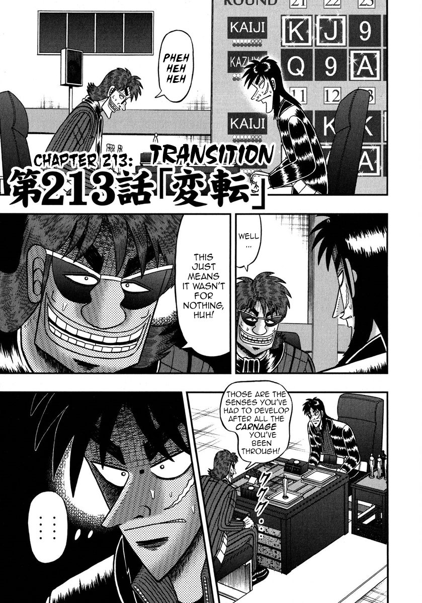 Tobaku Datenroku Kaiji - One Poker Hen - Chapter 213