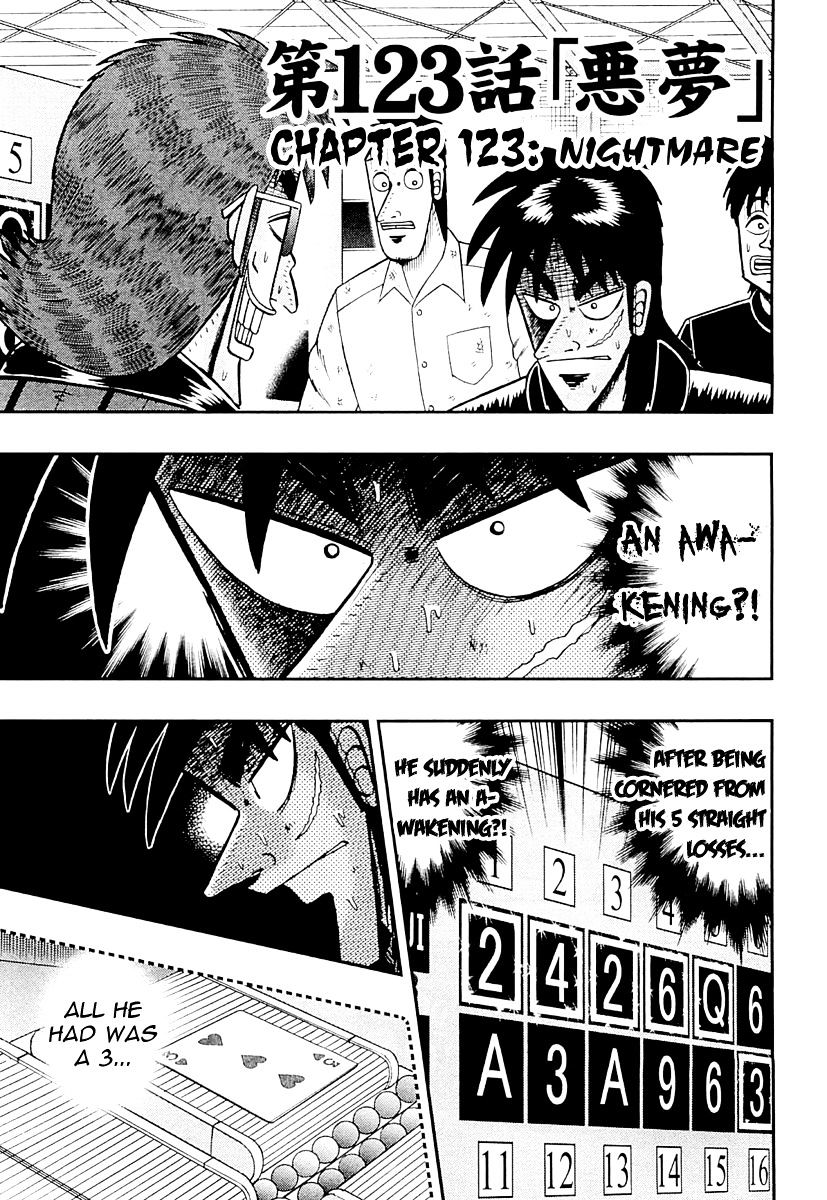 Tobaku Datenroku Kaiji - One Poker Hen - Chapter 123 : Nightmare