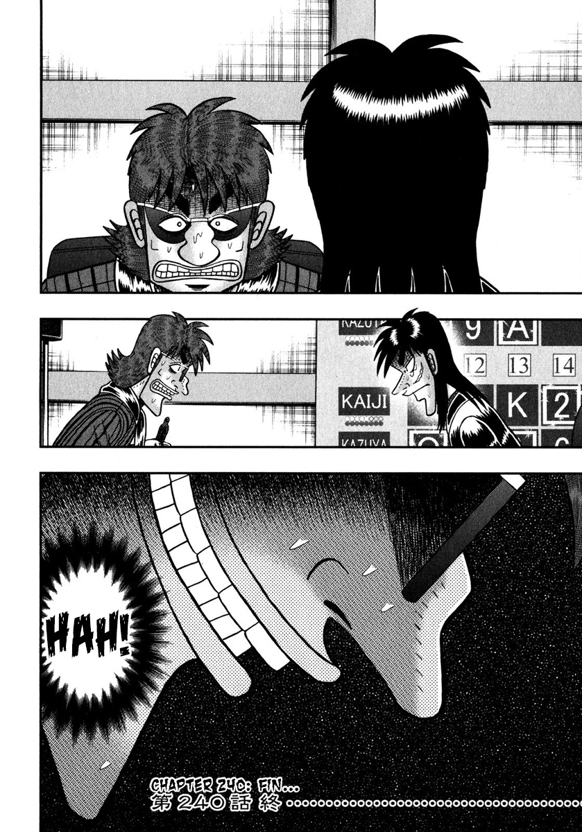 Tobaku Datenroku Kaiji - One Poker Hen - Chapter 240