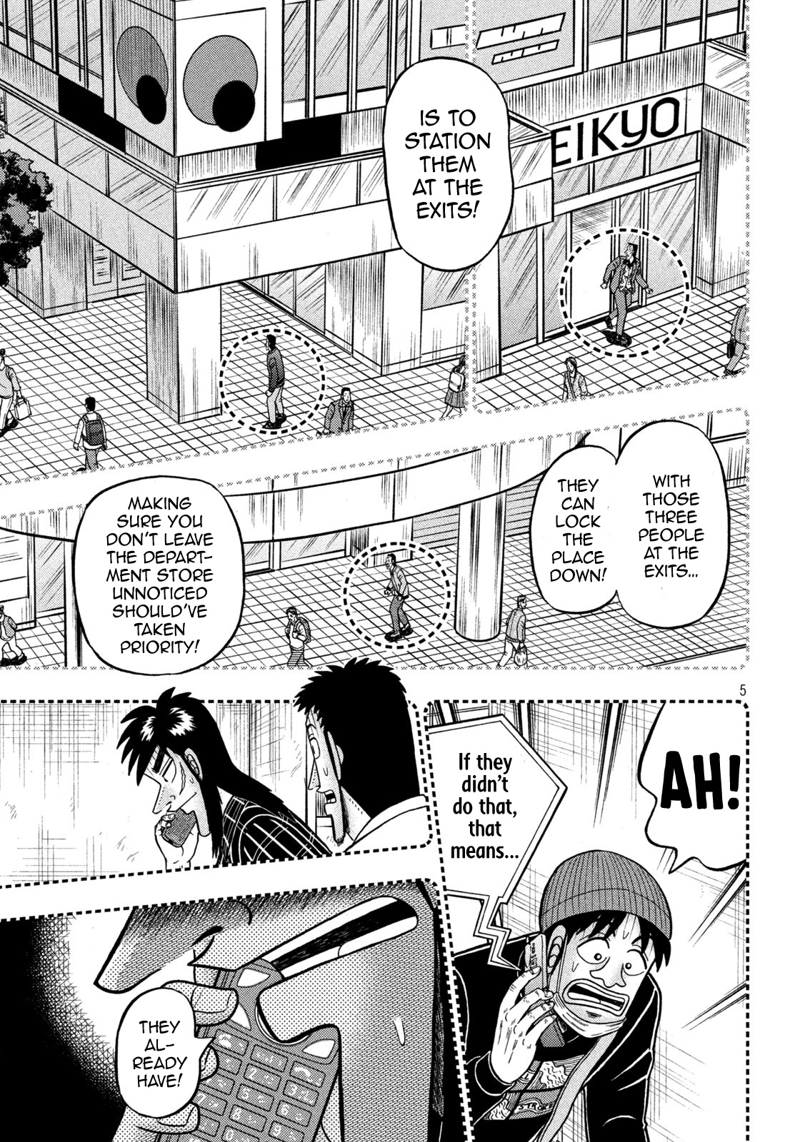 Tobaku Datenroku Kaiji - One Poker Hen - Chapter 411: Propulsion