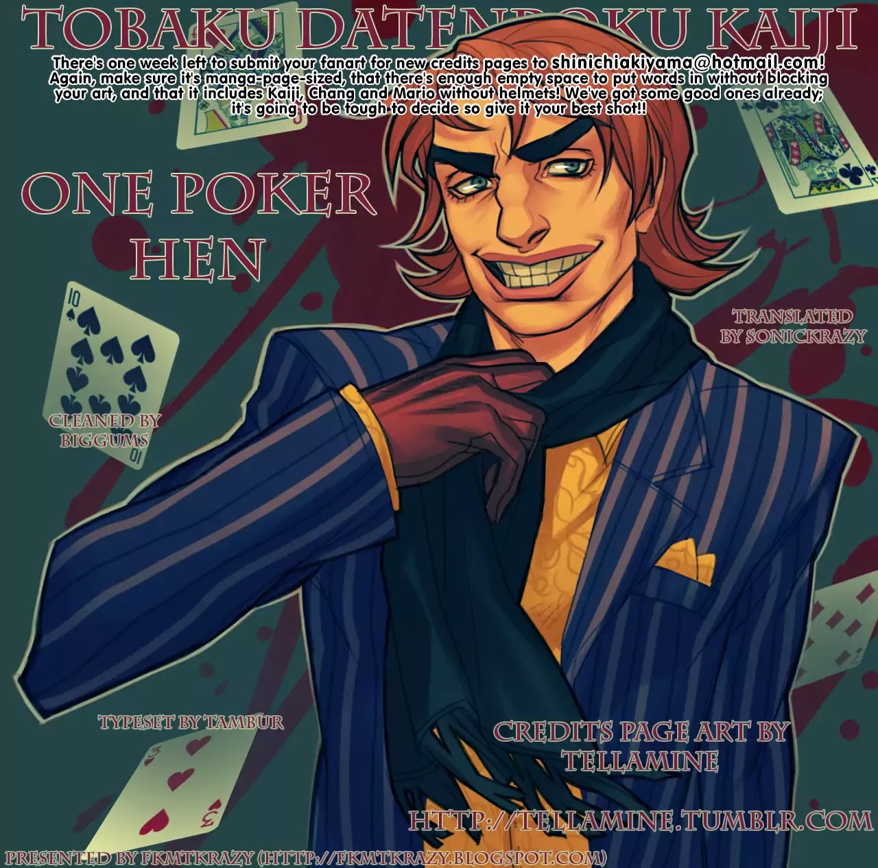 Tobaku Datenroku Kaiji - One Poker Hen - Chapter 2: Lion's Den