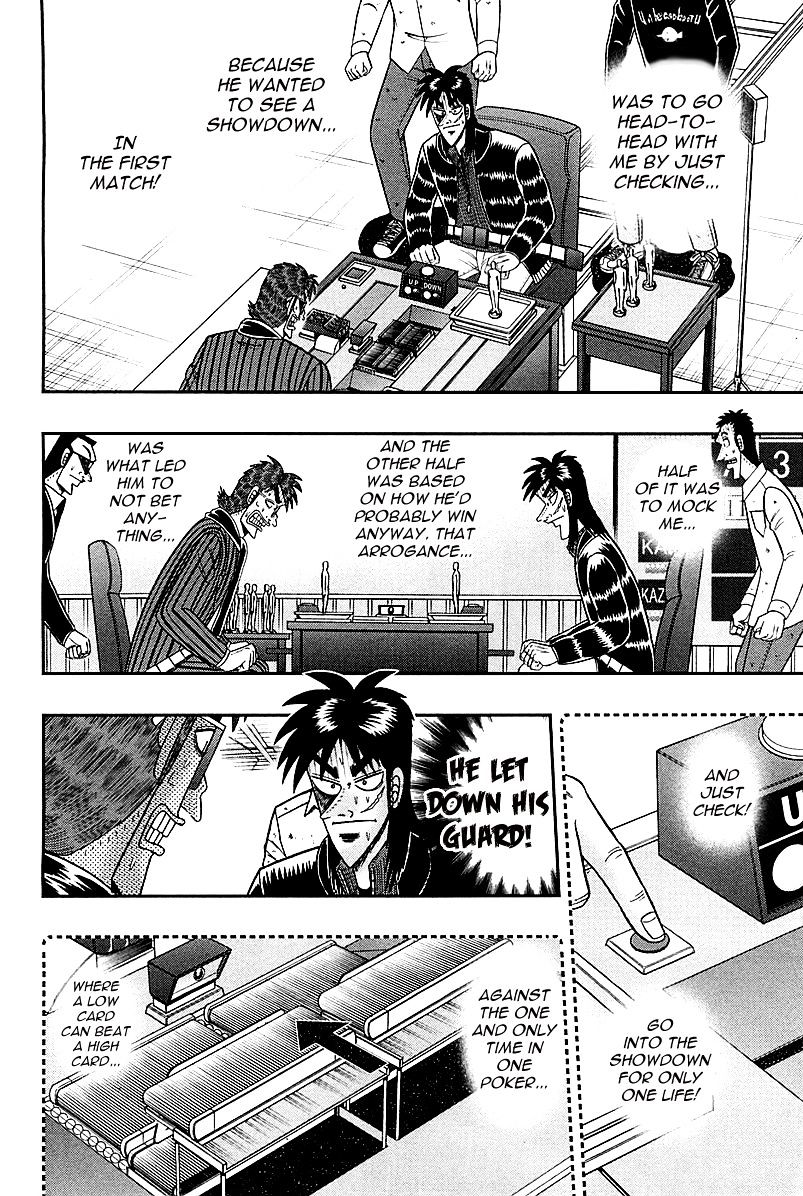 Tobaku Datenroku Kaiji - One Poker Hen - Chapter 111 : Heartlessly