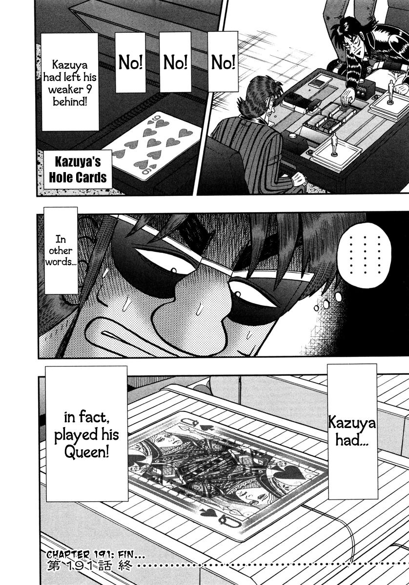 Tobaku Datenroku Kaiji - One Poker Hen - Chapter 191