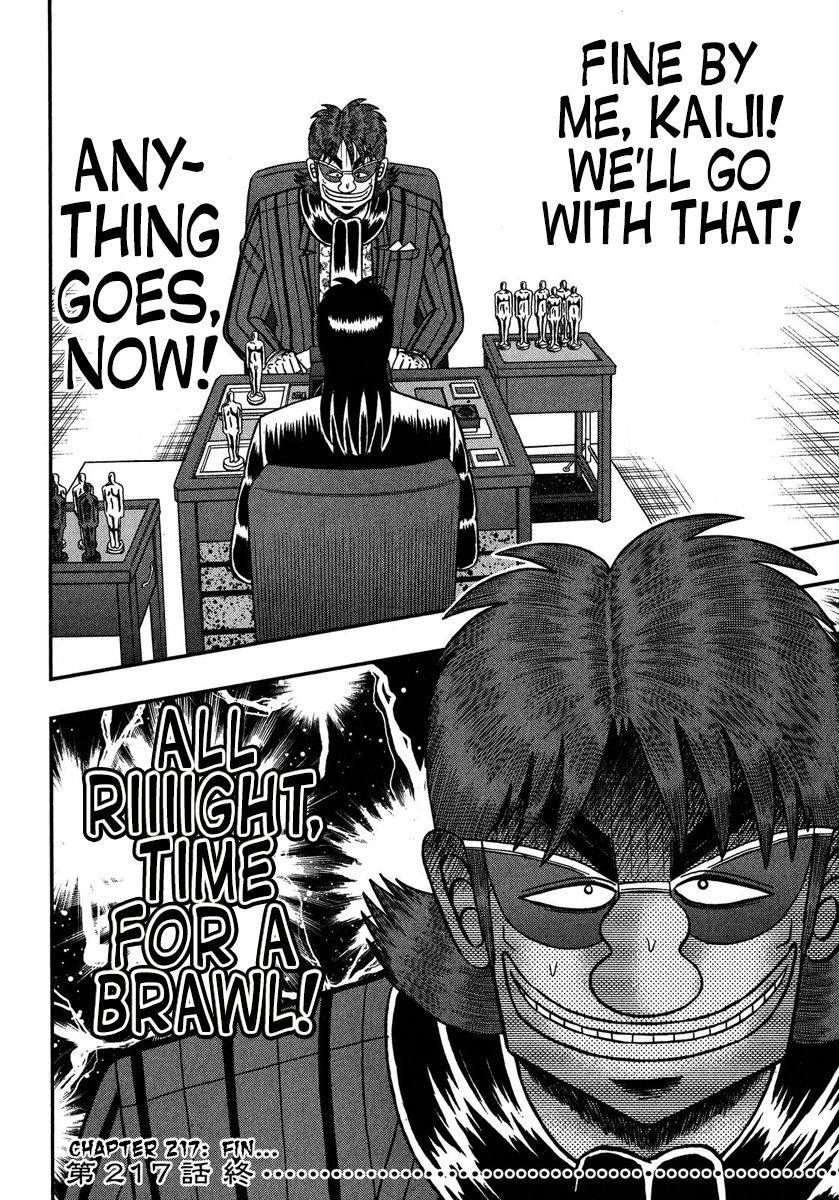 Tobaku Datenroku Kaiji - One Poker Hen - Chapter 217