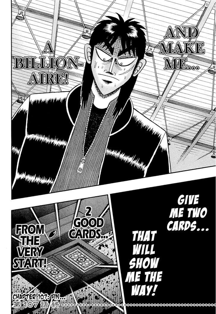 Tobaku Datenroku Kaiji - One Poker Hen - Chapter 107 : Resolved