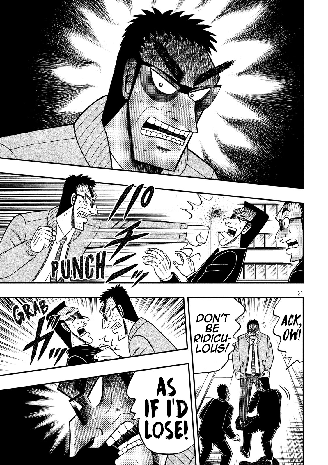 Tobaku Datenroku Kaiji - One Poker Hen - Chapter 344: Fight